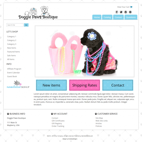 Doggie Paws - Responsive-