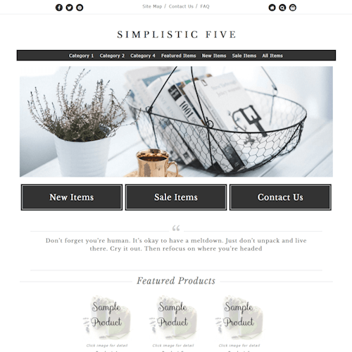 Simplistic Five Full - Responsive-dark grey, gold, clean, masculine,  elegant, classy, modern, professional